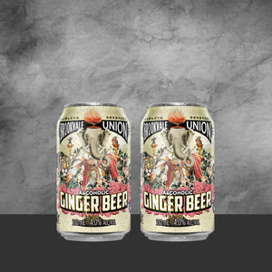 2 Brookvale Union Ginger Beer Can 330ml - Tastebuds