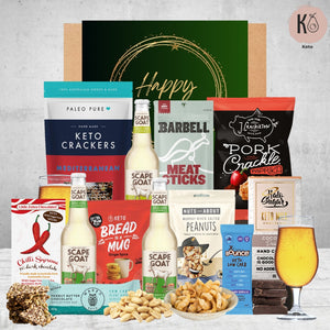 Keto Beer & Cider New Year Hamper with 3 Scape Goats Gluten Free Ciders 330ml