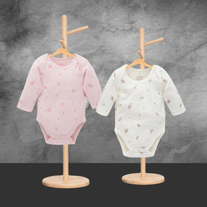 Pure Baby Easy Neck Long Sleeve Bodysuit - Tastebuds