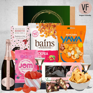 Vegan New Year Rose & Snack Hamper Featured Image