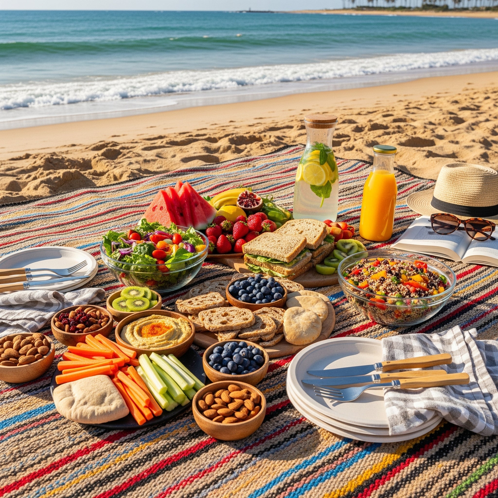 Healthy Picnic Hampers