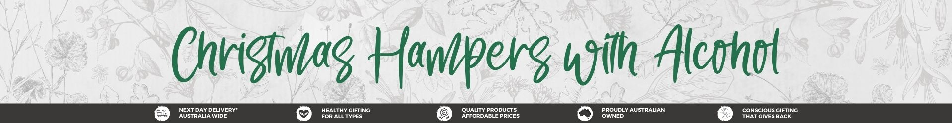 Healthy Christmas Hampers with Alcohol