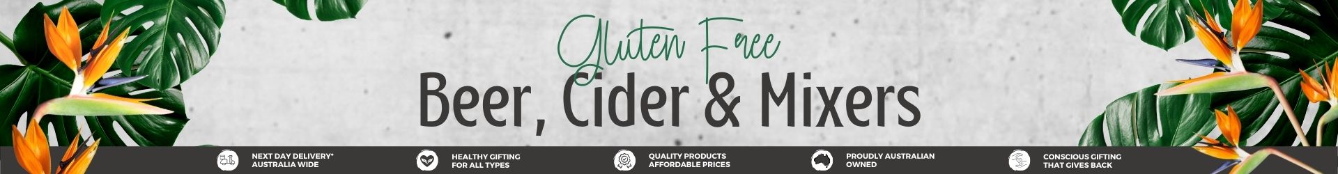 Gluten Free Beer, Cider & Mixers