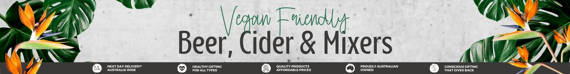 Vegan Beer, Cider & Mixers