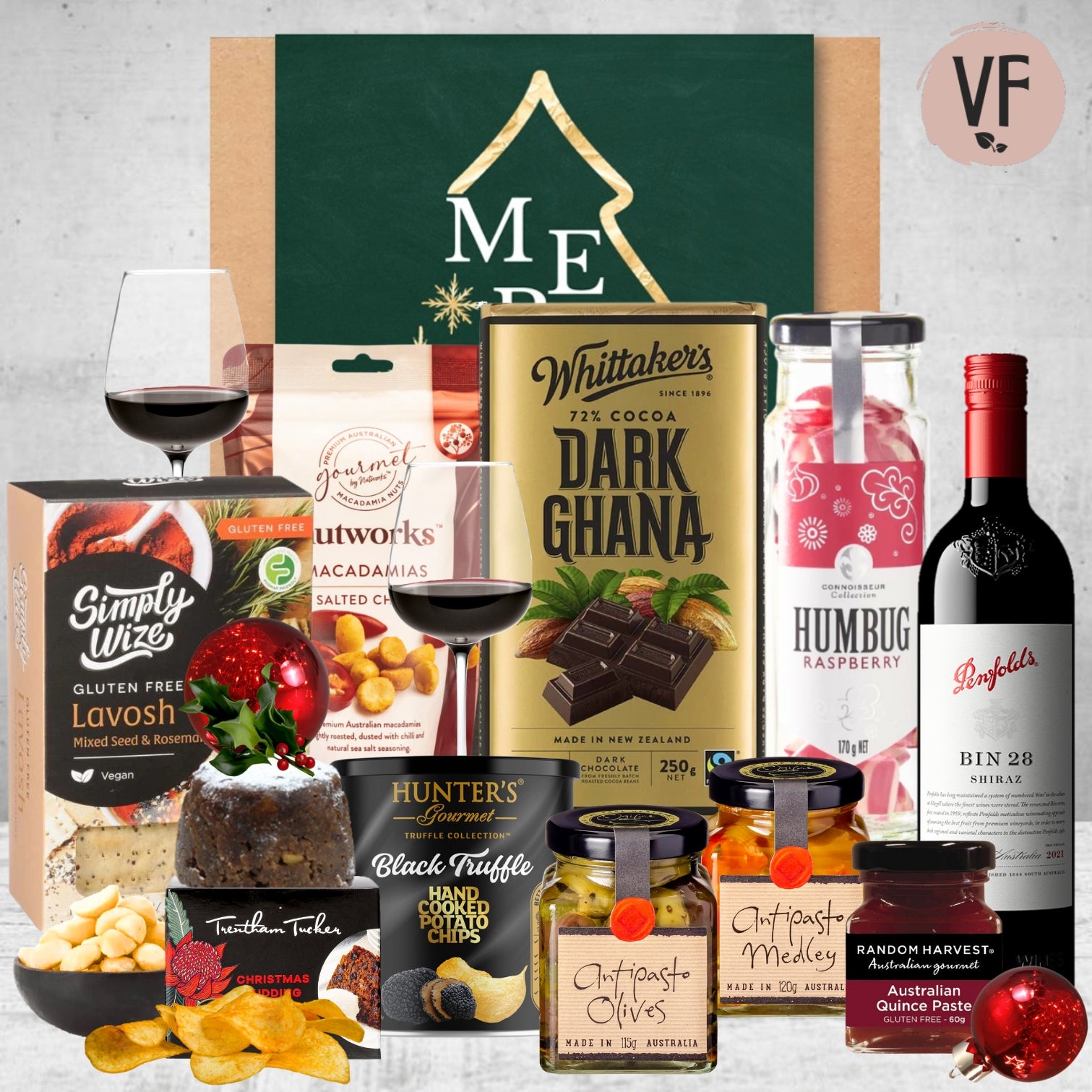 Vegan Penfolds Shiraz Christmas Hamper