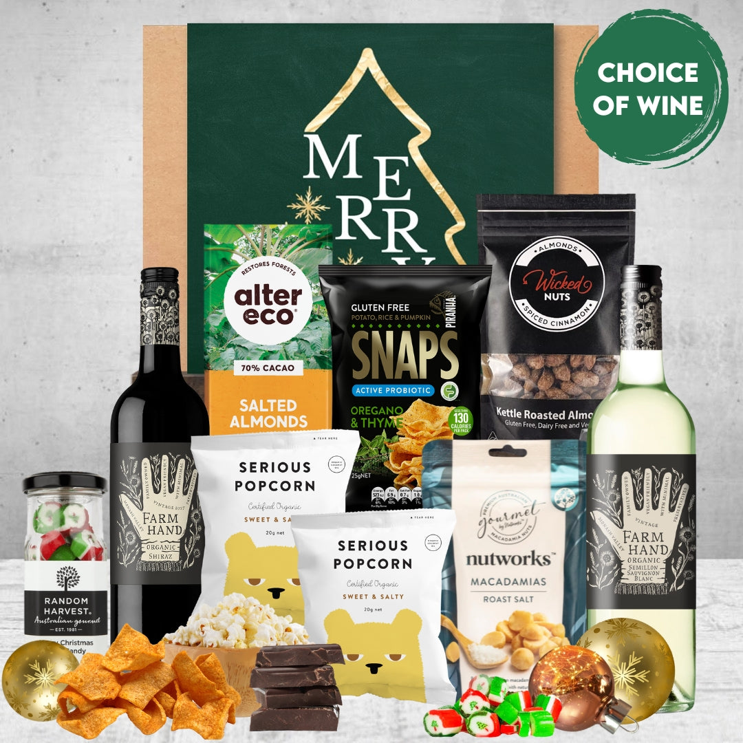 Christmas Vegan Wine Choice Hamper