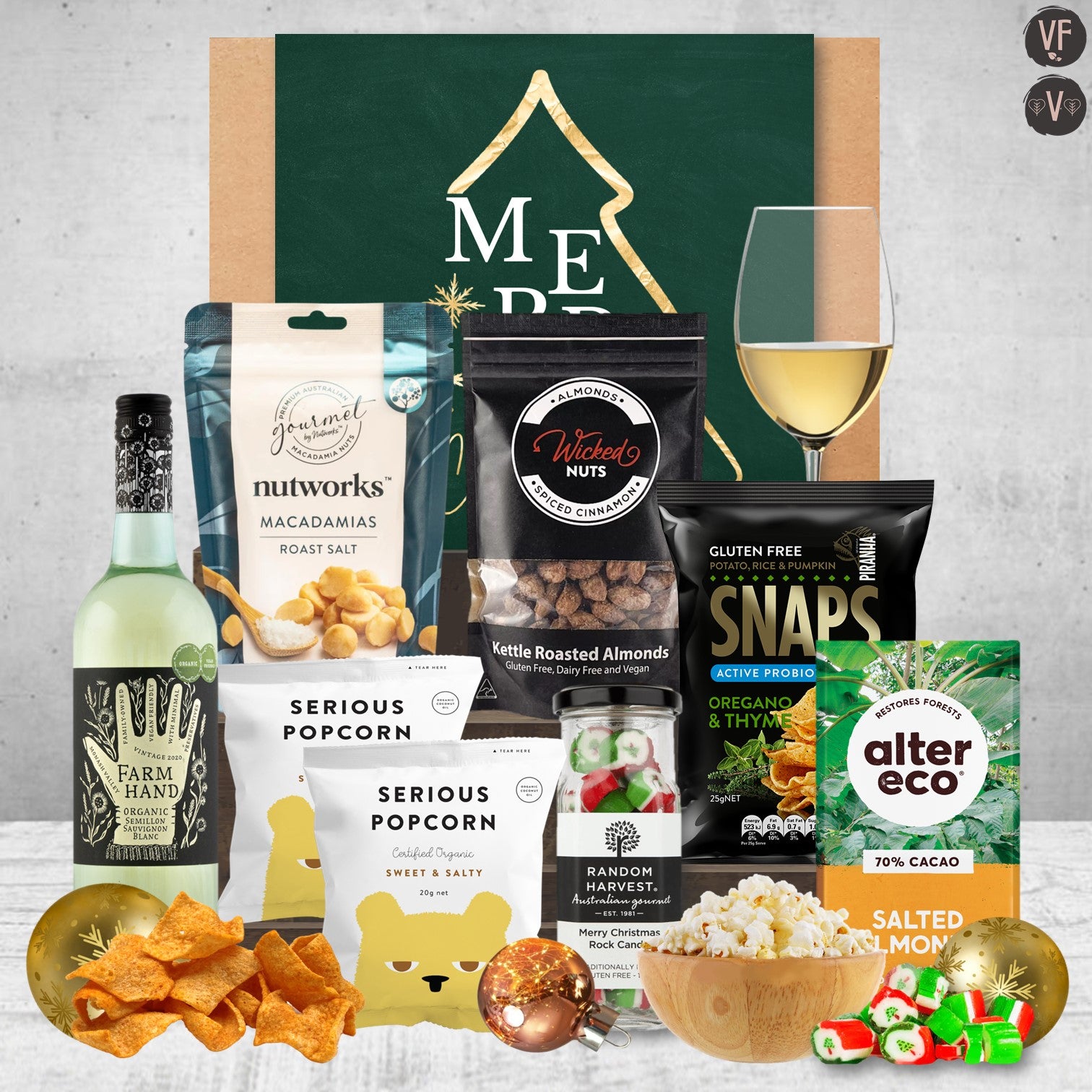 Christmas Vegan Wine Choice Hamper