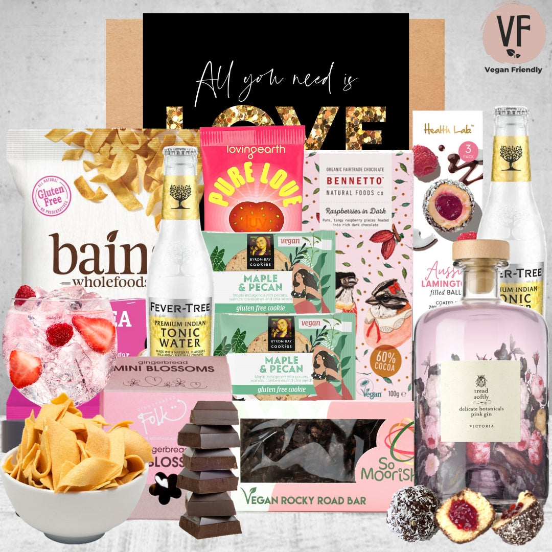 Vegan Gin Valentines Hamper for Her