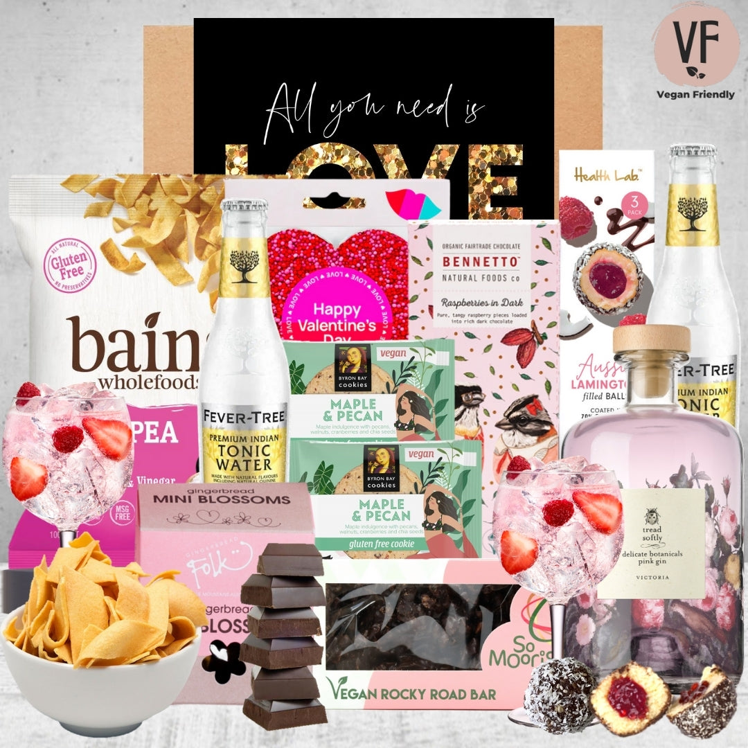 Vegan Gin Valentines Hamper for Her