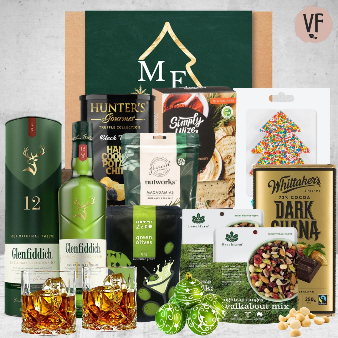 Christmas Vegan Whiskey & Snacks