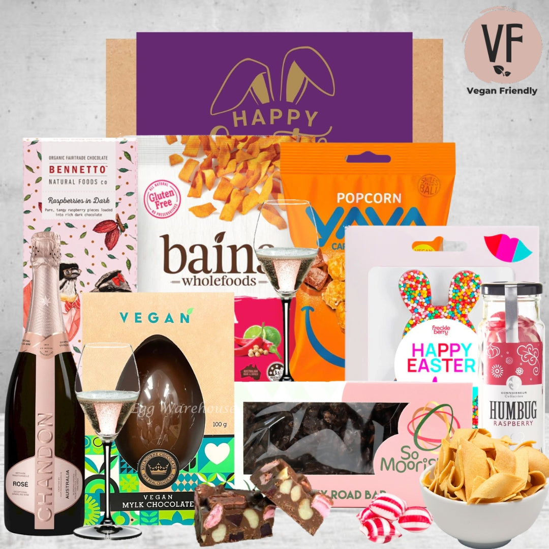 Vegan Easter Rose & Snack Hamper