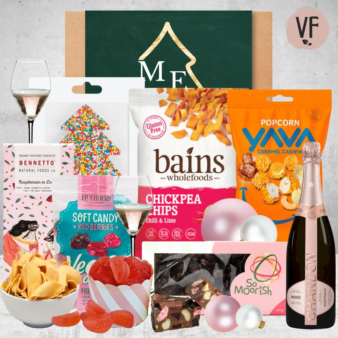 Vegan Christmas Rose & Snack Hamper