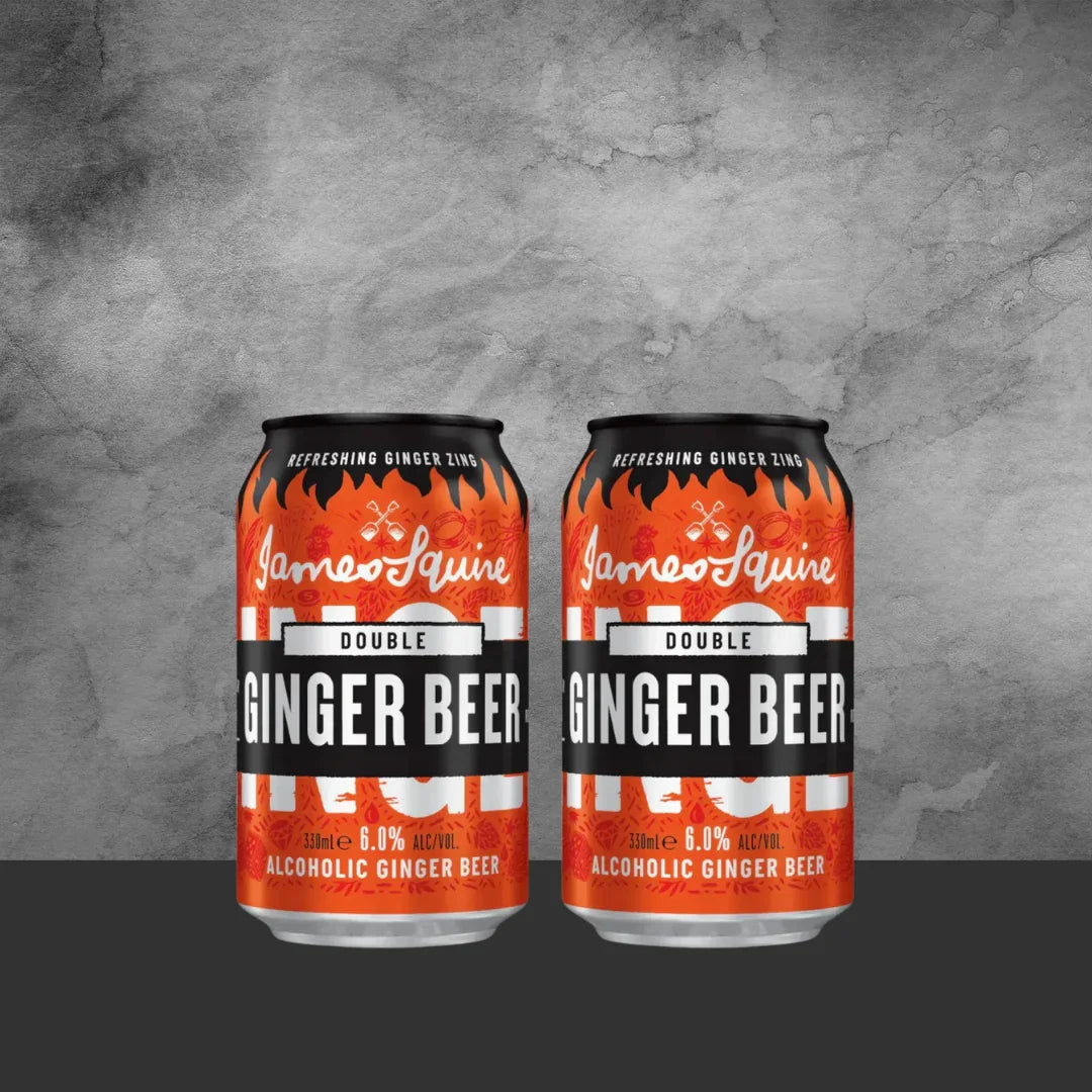 2 James Squire Double Ginger Beer Can 330ml - Tastebuds