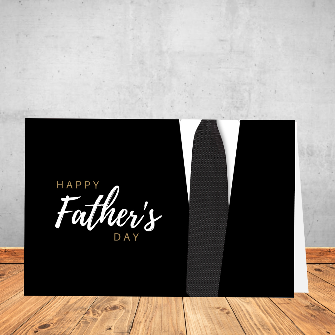 Father's Day Tie Greeting Card