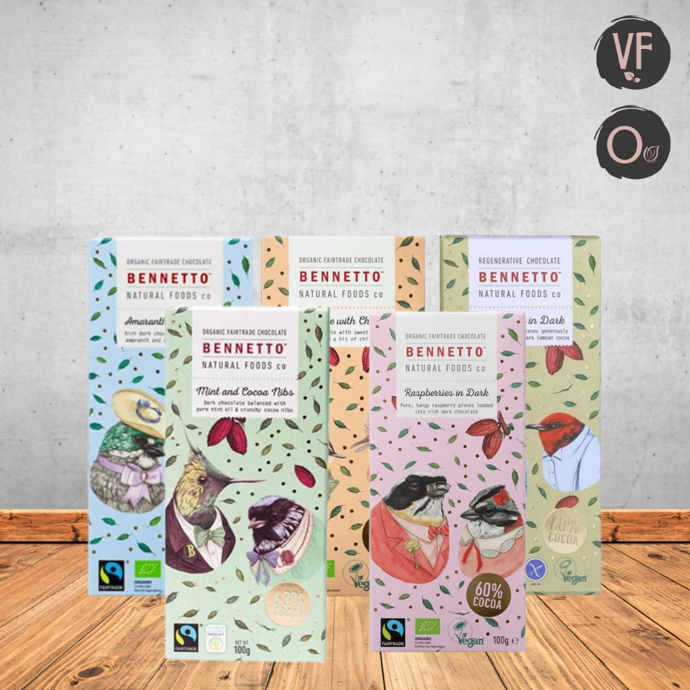 Bennetto Chocolate Varieties 100g