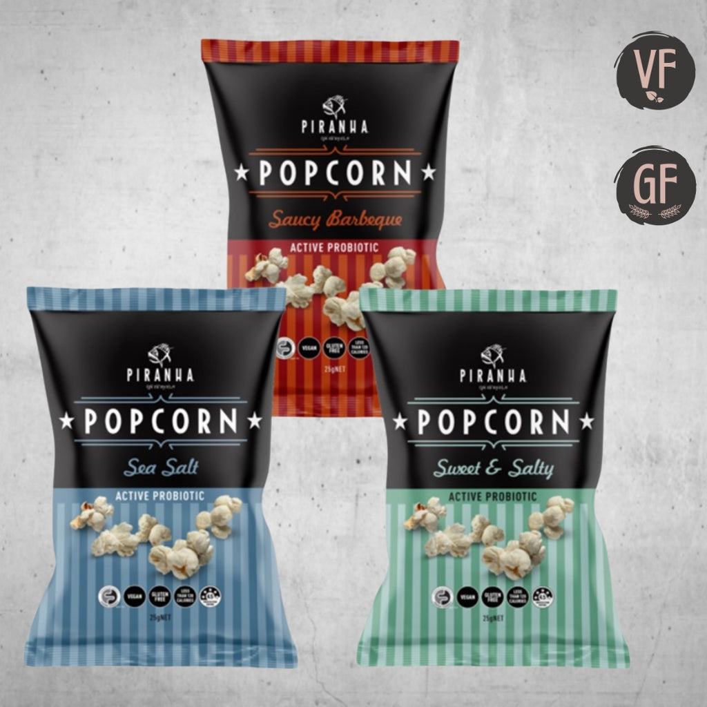 Piranha Popcorn Varieties 25g (VF | GF)