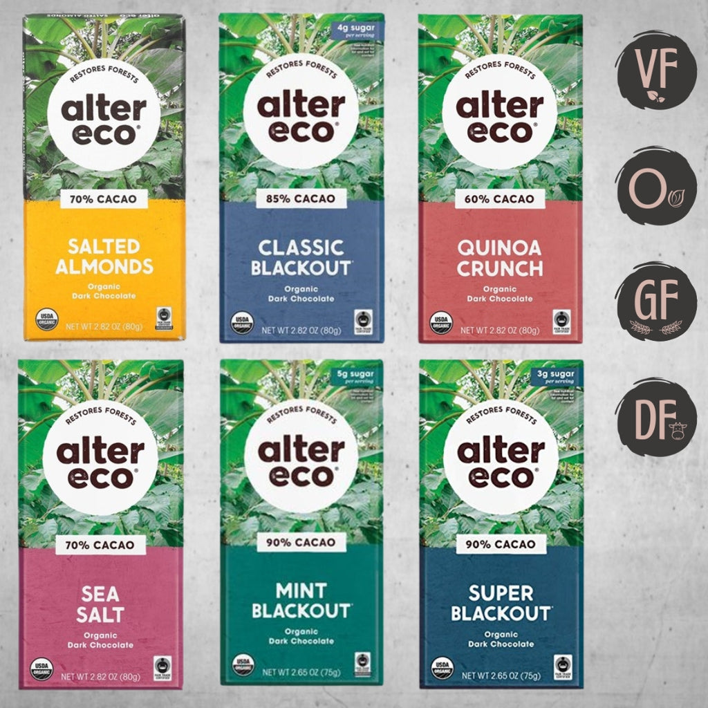 Alter Eco Chocolate Block 80g (VF | O | GF | DF)