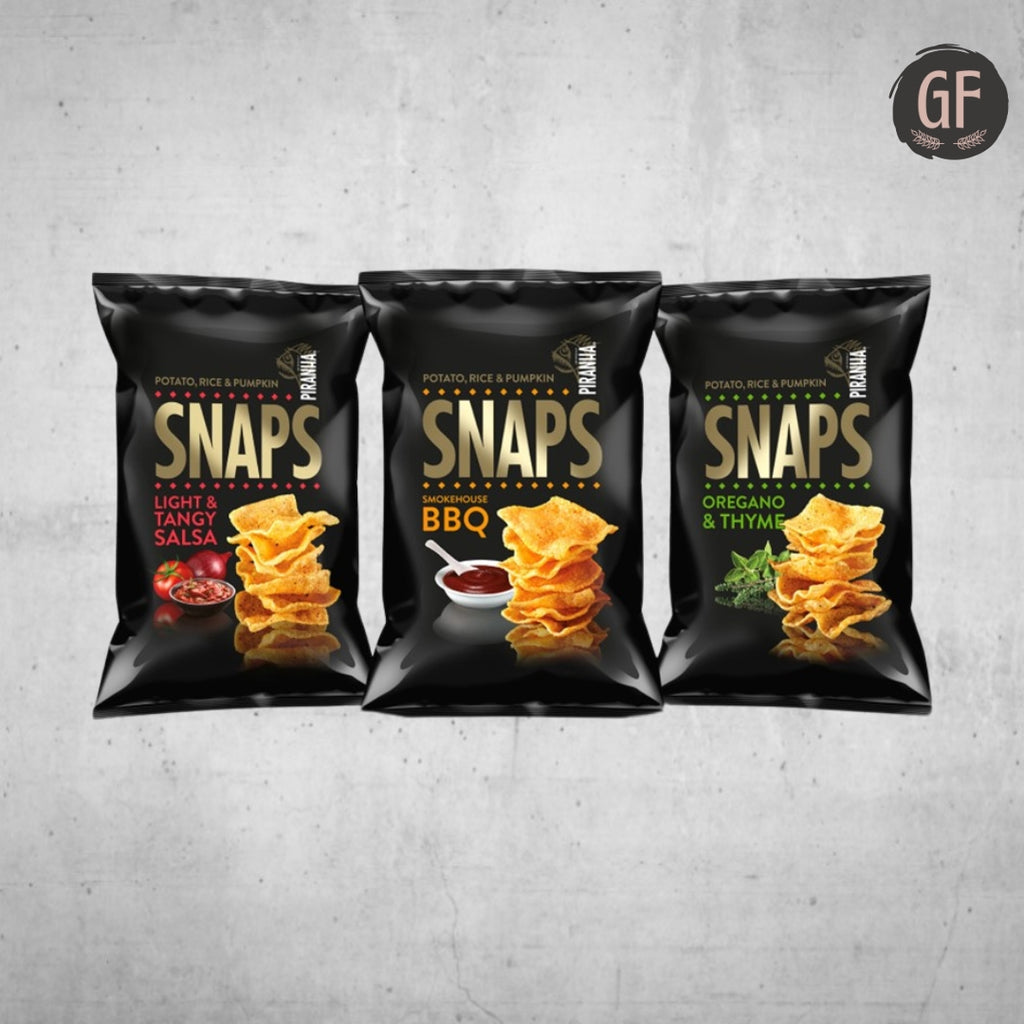 Piranha Snaps Varieties 25g (GF)