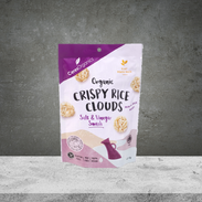 Ceres Organics Salt & Vinegar Crispy Rice Clouds 50g
