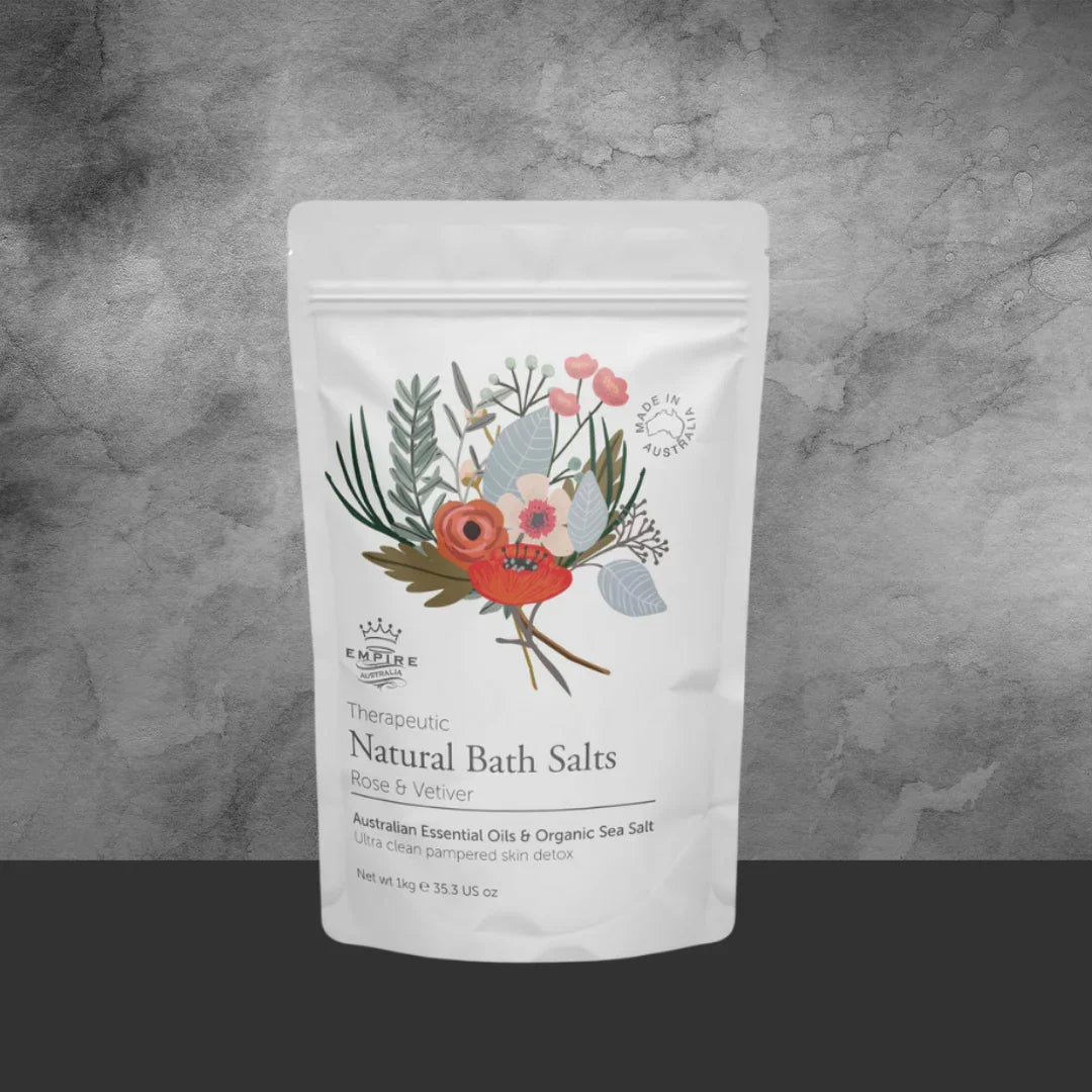 Empire Australia Theraputic Rose & Vetiver Bathe Salt - Tastebuds