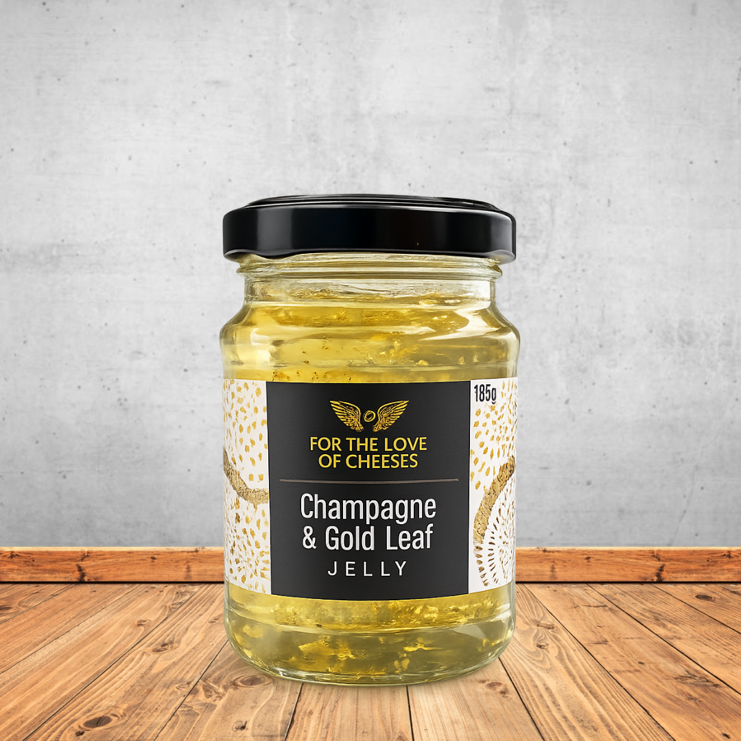 For The Love Of Cheeses Champagne & Gold Leaf Jelly 165g