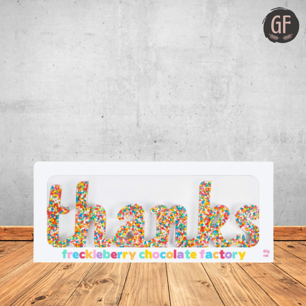 Freckleberry Thanks Freckle Word 60g (GF)