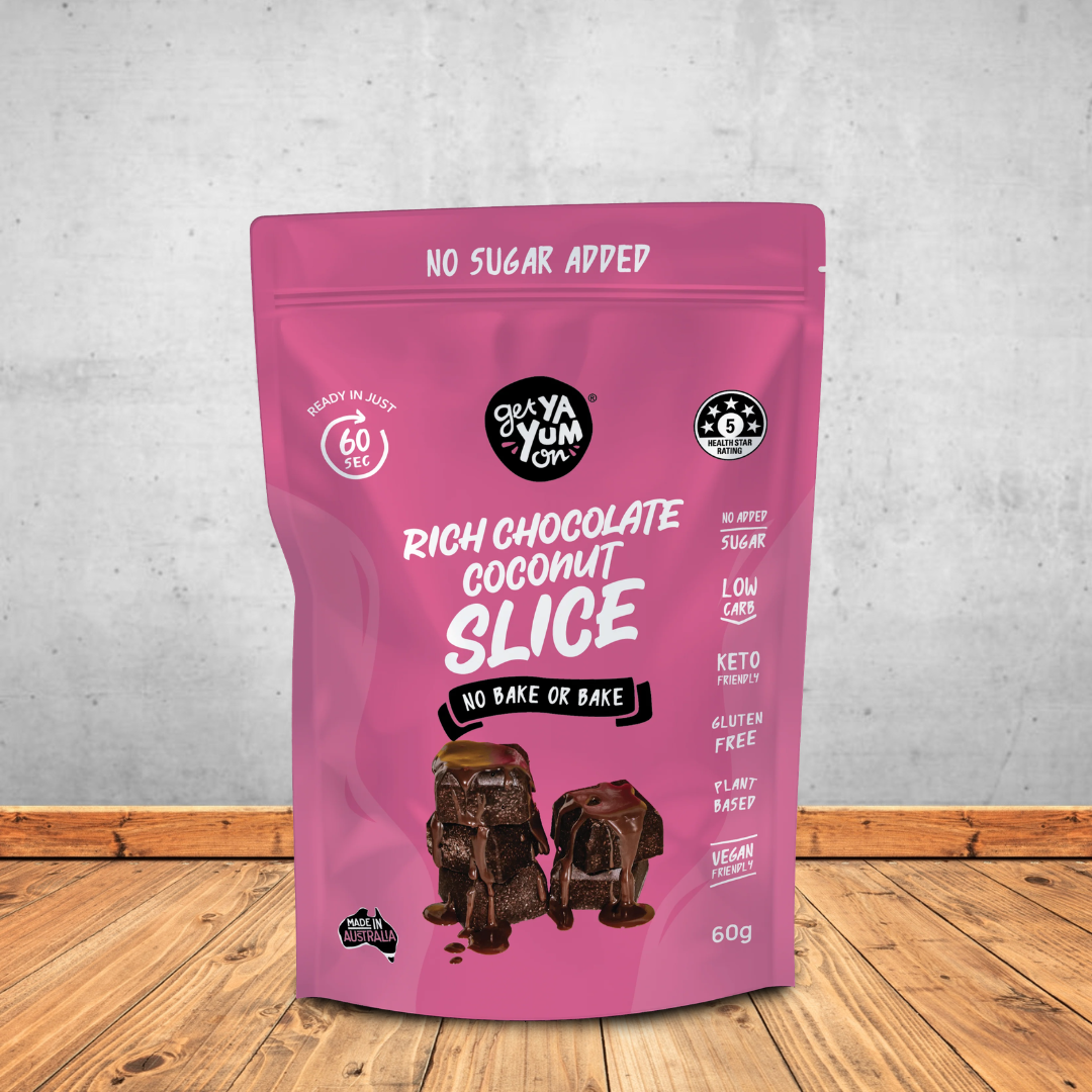 Get Ya Yum On Rich Chocolate Coconut Slice 60g