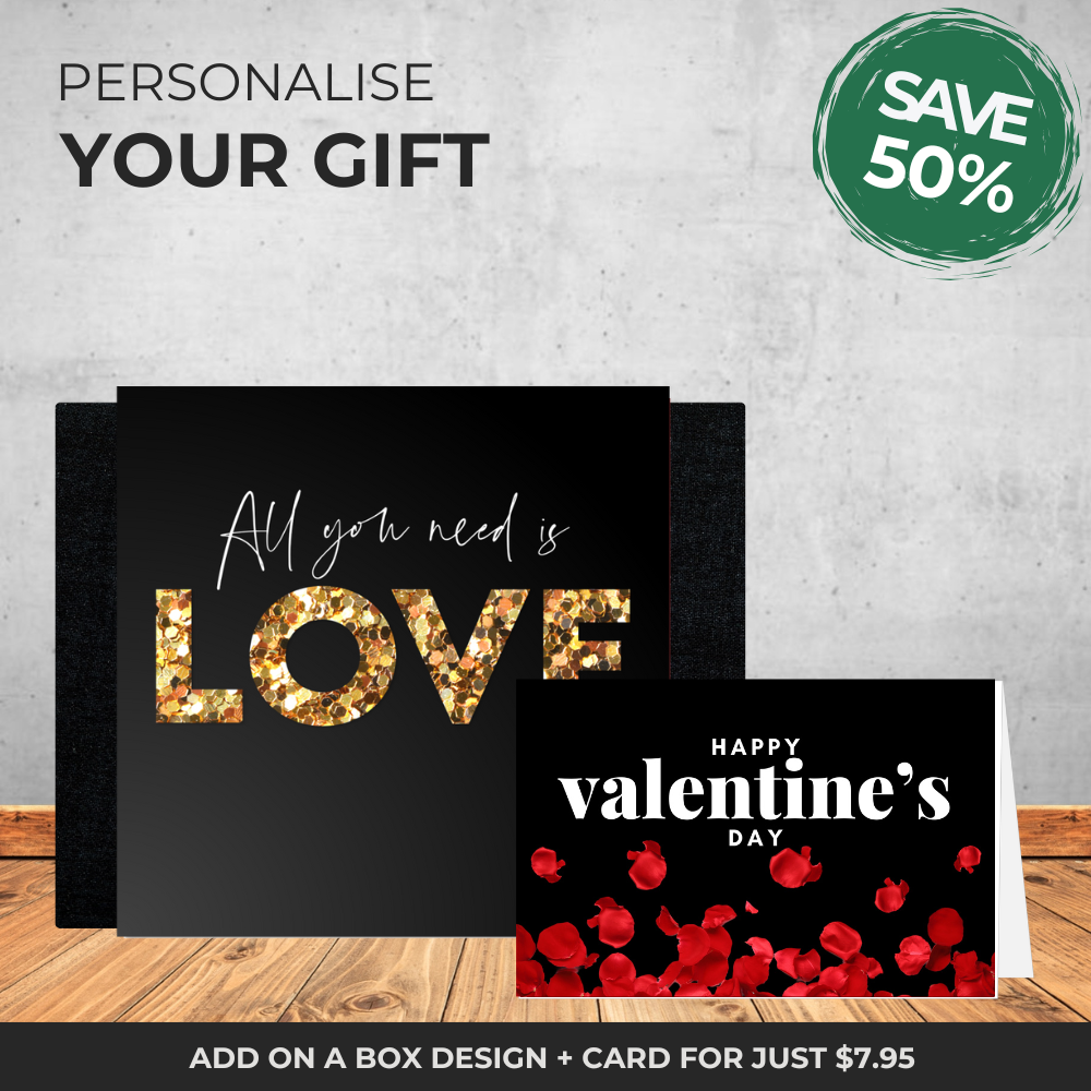 Gold Love Sleeve + Card Bundle