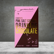 Grounded Pleasures Pink Salt Caramel Drinking Chocolate 50g