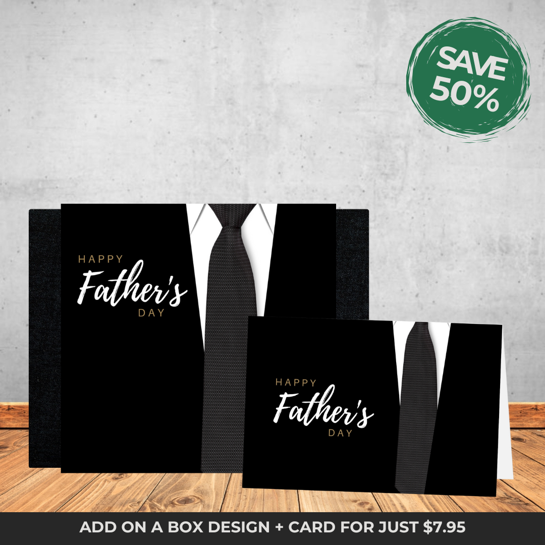 Father's Day Tie Sleeve + Father's Day Tie Card Bundle