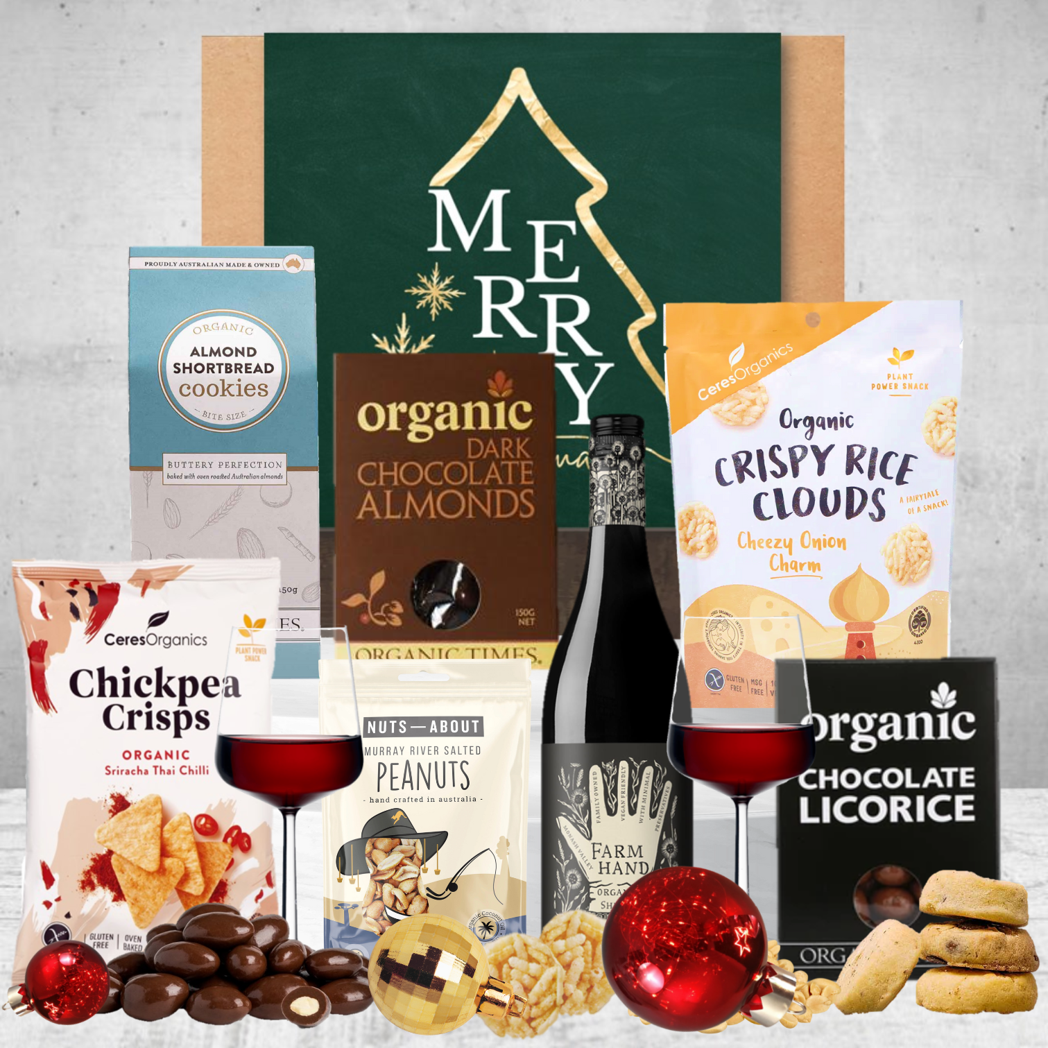 Organic Red Wine Christmas Hamper