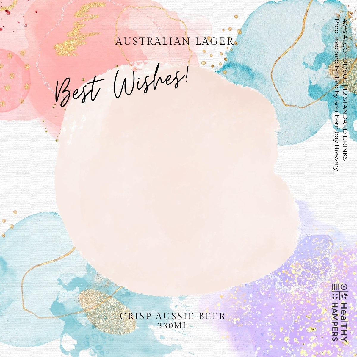 Best Wishes Beer Label