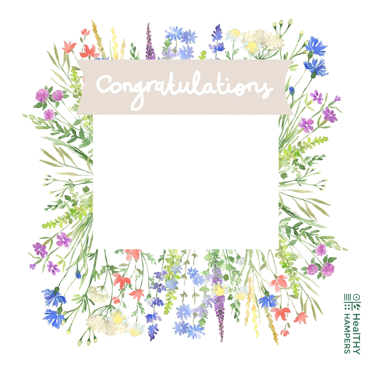 Congratulations Photo Label