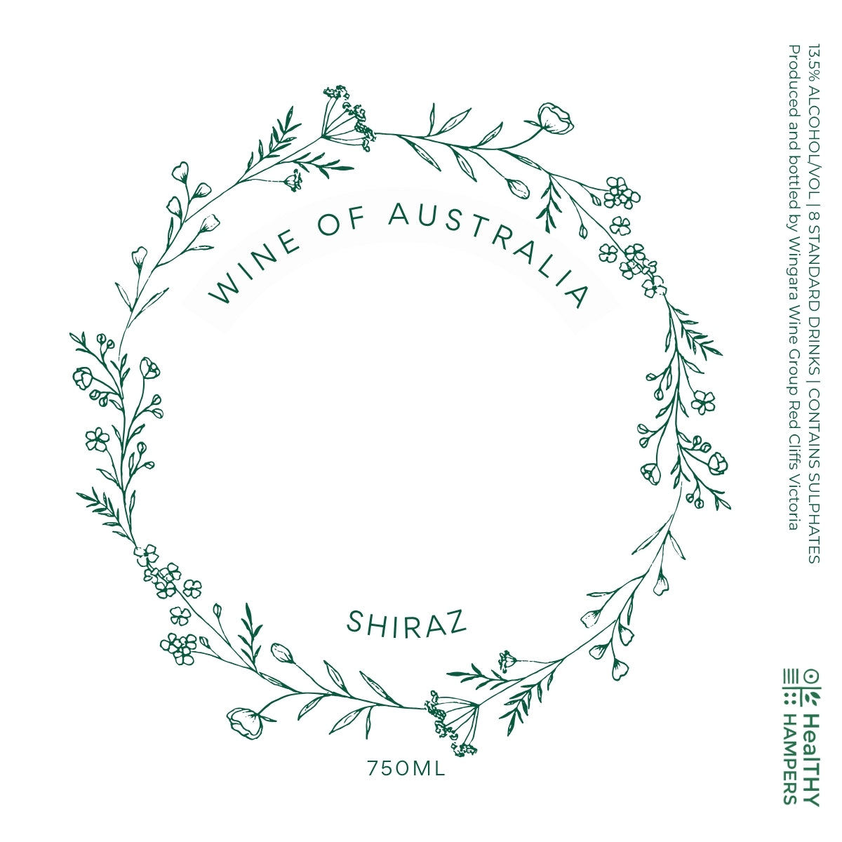 For You Shiraz Wine Label