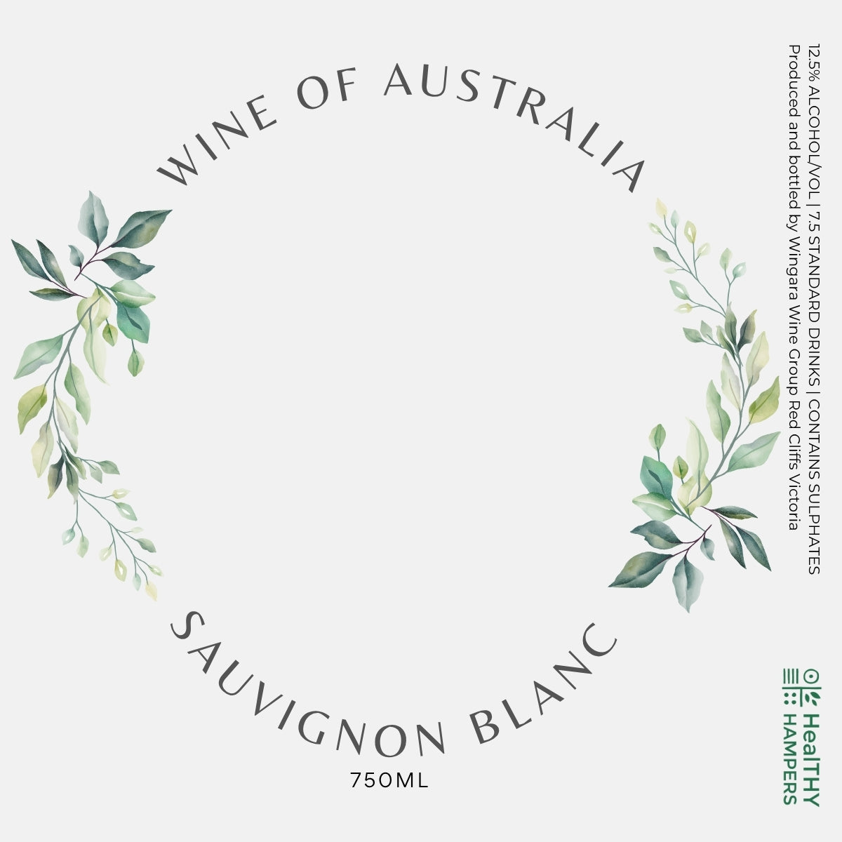 Happy Anniversary Sauvignon Blanc Wine Label