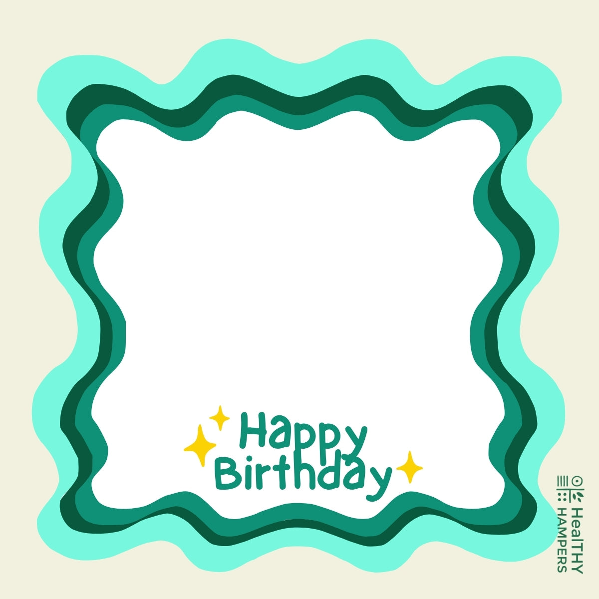 Happy Birthday Photo Label