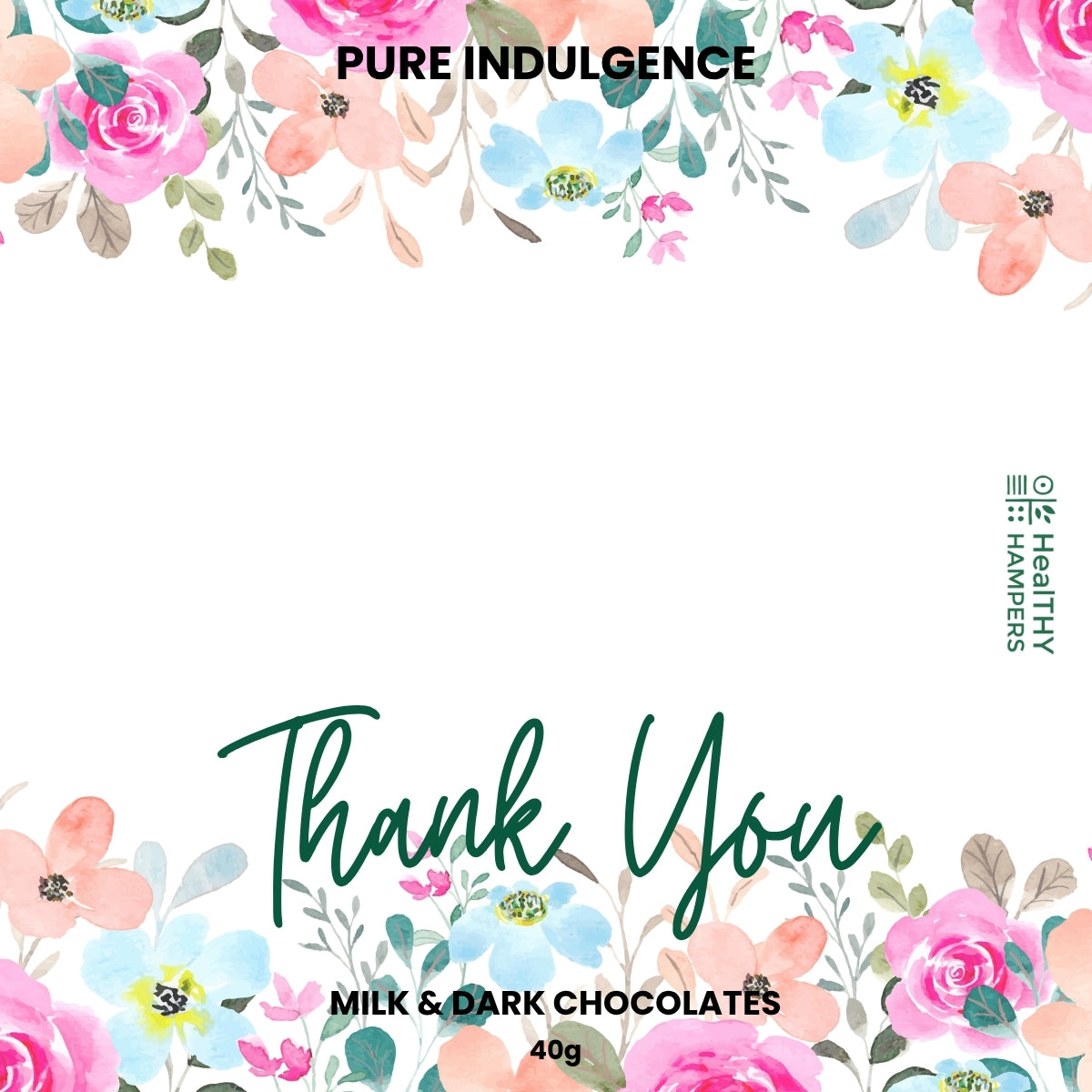 Thank You Chocolate Label