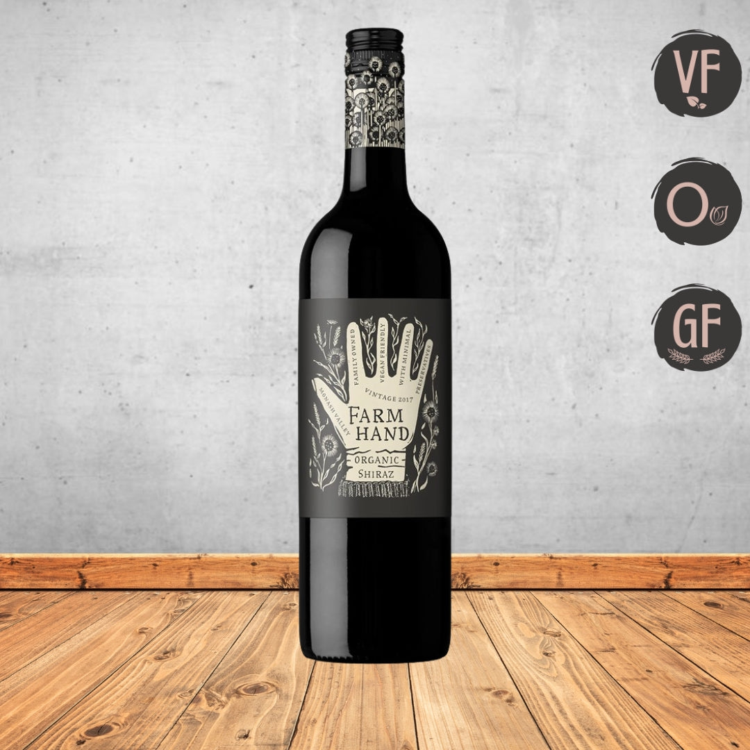 Farm Hand Organic Shiraz 750ml (VF | O | GF)