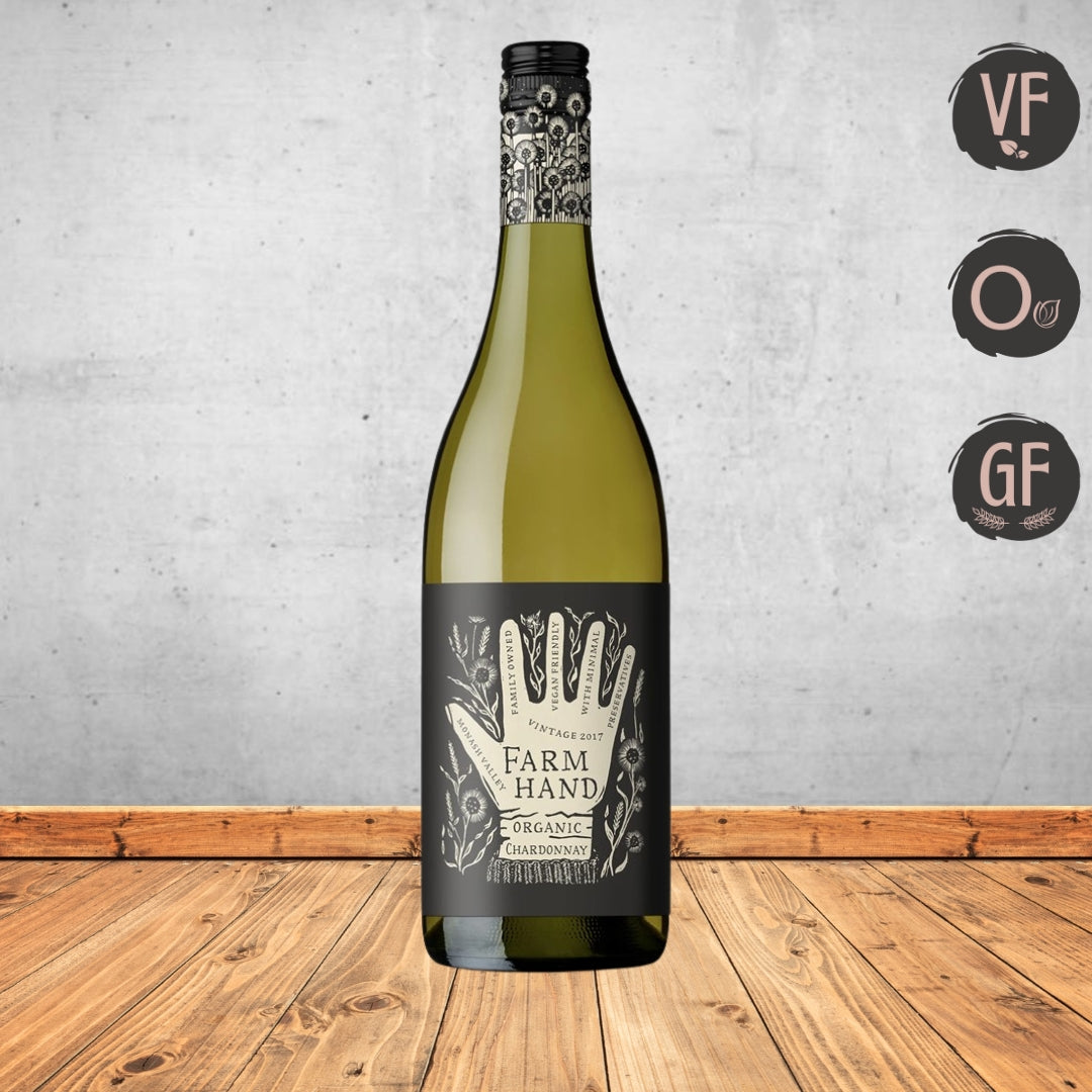 Farm Hand Organic Chardonnay 750ml (VF | O | GF)