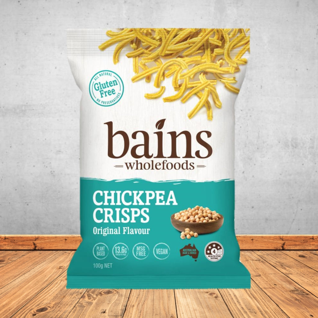 Bains Wholefoods Original Chickpea Chips 100g