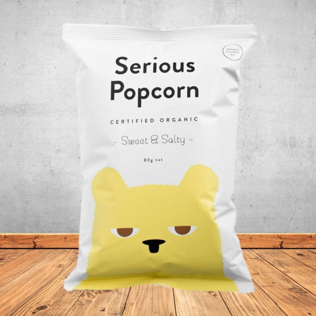 SERIOUS FOOD CO SWEET & SALTY POPCORN 80G