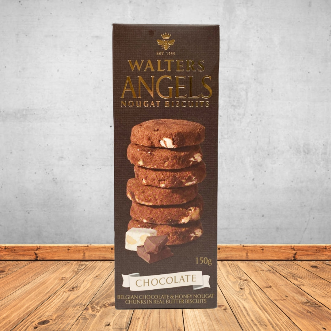 Walters Angels Chocolate Nougat Biscuits 150g
