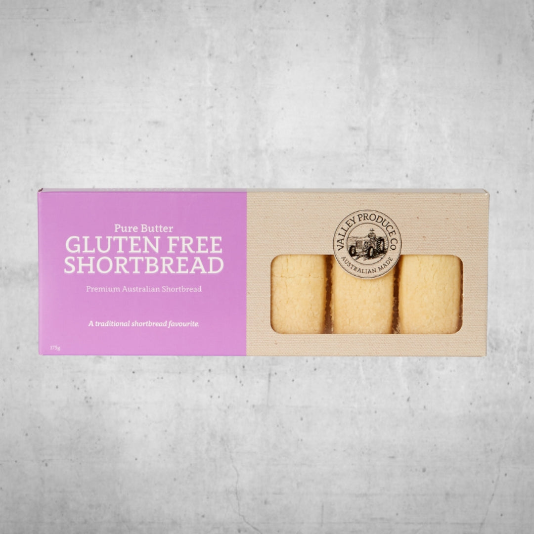 VALLEY PRODUCE CO GLUTEN FREE SHORTBREAD 175G