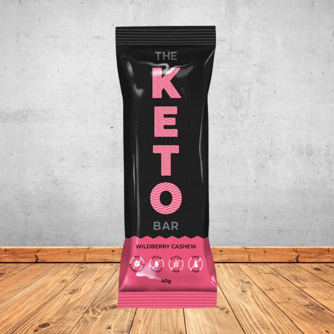 YOURS TRULY KETO BARS WILDBERRY CASHEW 40G