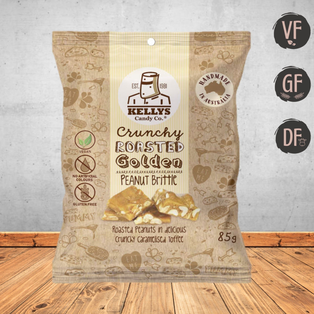 Kelly's Candy Co Peanut Brittle 85g (VF | GF | DF)