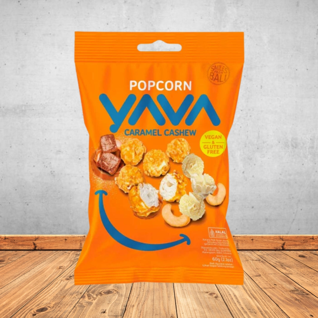 Yava Popcorn Caramel Cashew 60g
