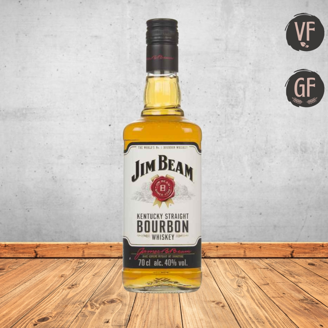 Jim Beam White Label Kentucky Straight Bourbon Whiskey 700ml (VF | GF)