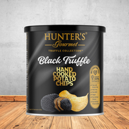 Hunter's Gourmet Hand Cooked Black Truffle & Parmesan Chips 125g