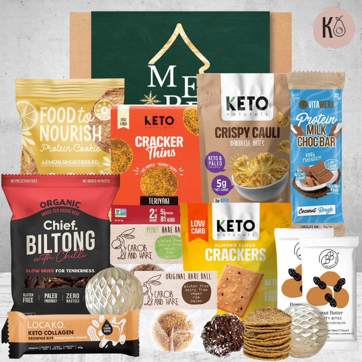 Keto Christmas Snack Hamper