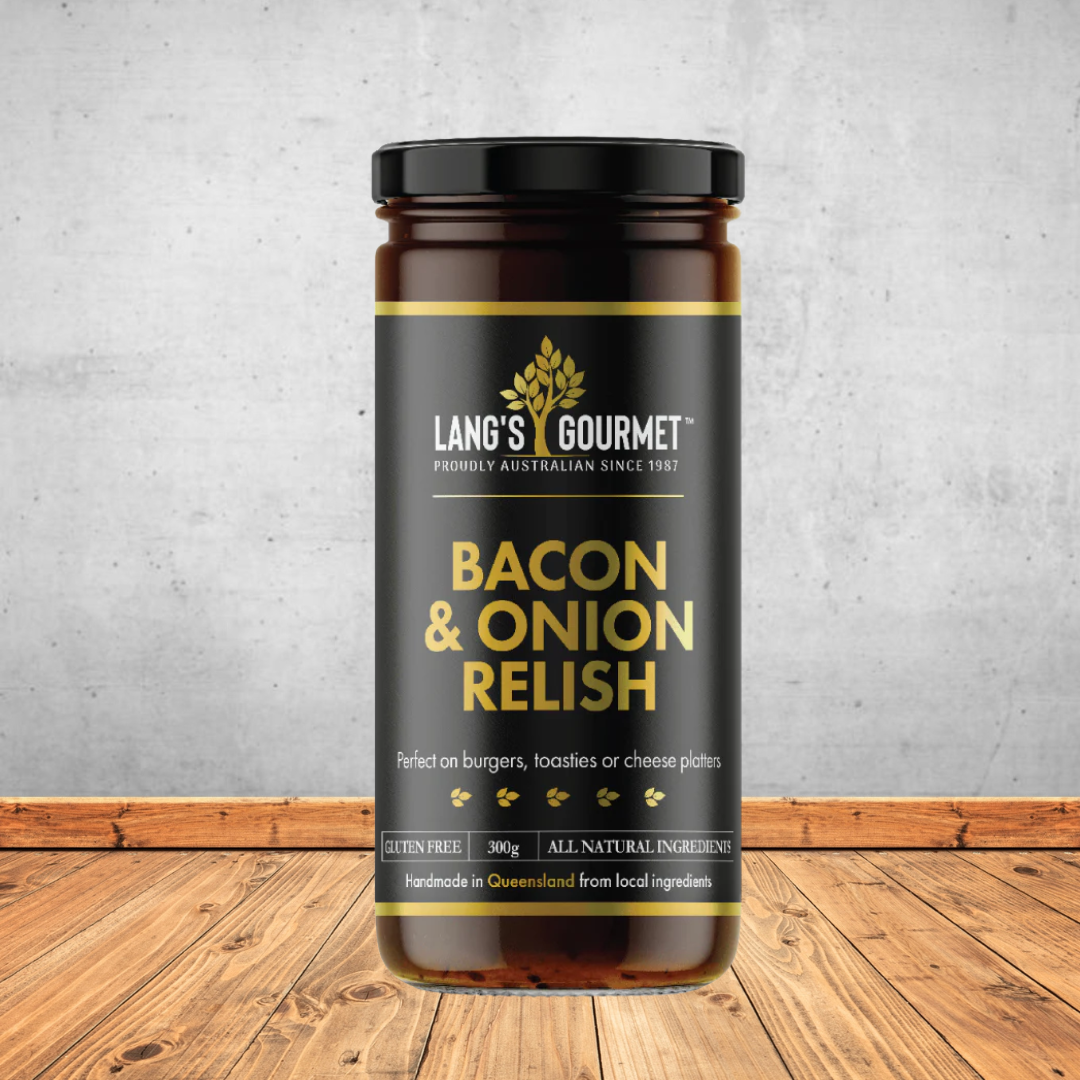 Lang's Gourmet Bacon and Onion Relish 300g
